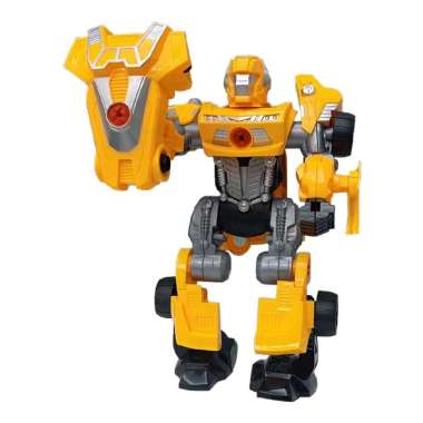 ONE-M214 Mainan Robot Anak Laki Laki Robot Deformation 2IN1 DIY Puzzle Toys Mainan Bongkar Pasang De