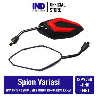 Spion-Sepion-Kaca Set Variasi Semua Jenis Motor Honda Drat Kanan Baut 14 Putih-Merah-Biru-Hitam Beat