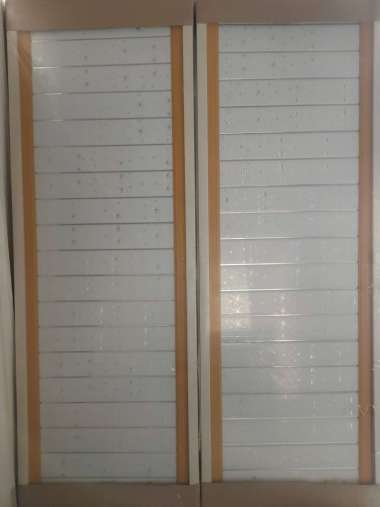 Pintu Kamar Mandi PVC Crystal Hologram Motif New Design Panel