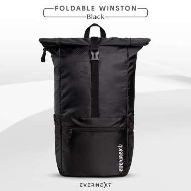 BACKPACK WINSTON (FOLDABLE BAG) by EVERNEXT / TAS RANSEL PRIA / TAS RANSEL WANITA / TAS RANSEL LIPAT