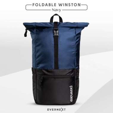 BACKPACK WINSTON (FOLDABLE BAG) by EVERNEXT / TAS RANSEL PRIA / TAS RANSEL WANITA / TAS RANSEL LIPAT