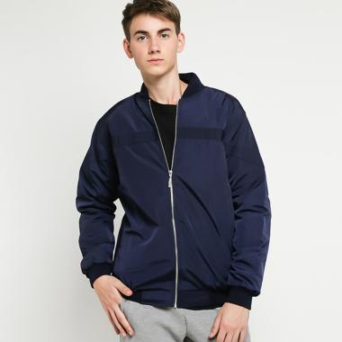 Arcilo Bomber Futura Jaket Pria - Navy S Navy