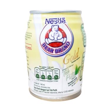Promo Harga Bear Brand Susu Steril Gold Teh Putih 140 ml - Blibli