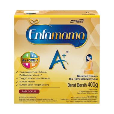 Promo Harga ENFAMAMA Susu Ibu Hamil & Menyusui Coklat 400 gr - Blibli