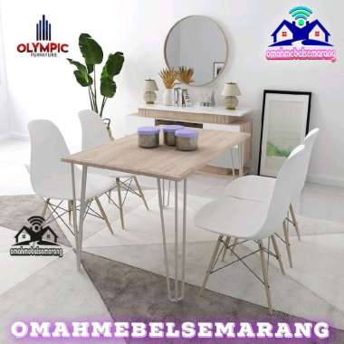 Set Meja Makan OLYMPIC DTM CARLETO Dining Set Minimalis Modern
