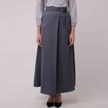 Zoya Fizzi Skirt Bawahan Muslim Wanita - Dark Grey