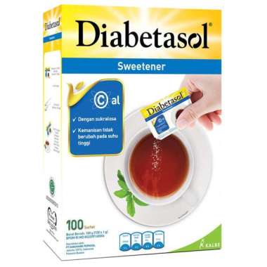 Promo Harga Diabetasol Sweetener per 100 sachet 1 gr - Blibli