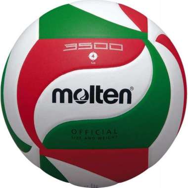 Molten Bola Voli V4M3500 4 White, Red & Green