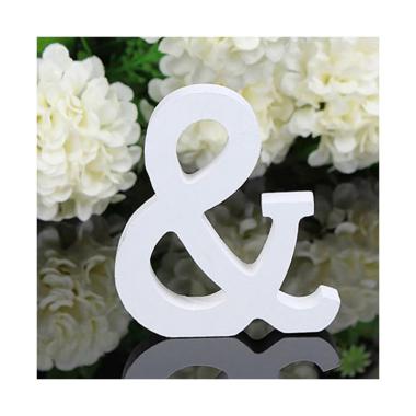 Jual Bluelans Large Wooden Letter Alphabet Wall Hanging Wedding