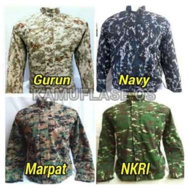 Jaket army press bodi loreng Navy seal Marpat camo Gurun Accupat dll GURUN - M