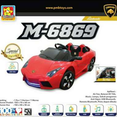 Mainan Anak Mobil Aki PMB M6869 Lamborghini