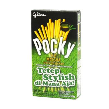 Promo Harga Glico Pocky Stick Matcha 33 gr - Blibli