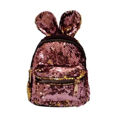 Fashion 0930010041 2 In 1 Sequin Tas Sekolah Anak Perempuan