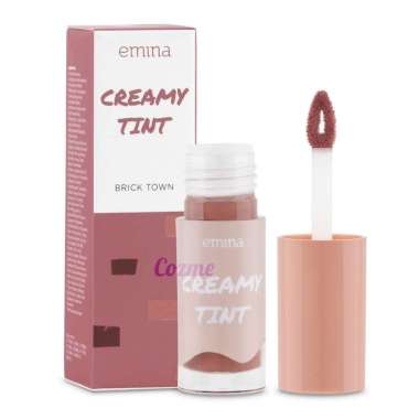 EMINA Creamy Tint Emina Liptint Lip Tint Liptin Lip Tin Creamy Emina Brick Town 01 Brick Town