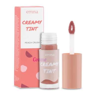 EMINA Creamy Tint Emina Liptint Lip Tint Liptin Lip Tin Creamy Emina Brick Town 02 Peach Crush
