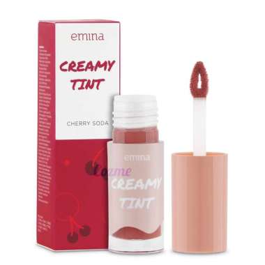 EMINA Creamy Tint Emina Liptint Lip Tint Liptin Lip Tin Creamy Emina Brick Town 05 Cherry Soda