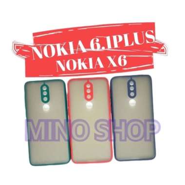 SOFTCASE NOKIA 6.1 PLUS - X6 - HARDCASE DOVE MYCHOICE + PC - AERO CASE