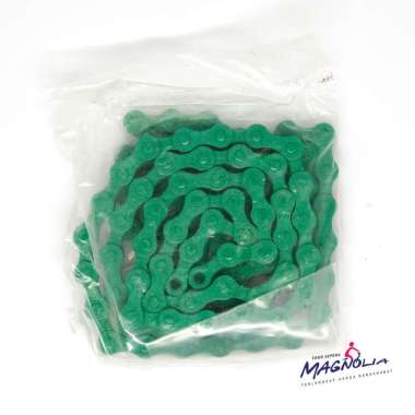 Rante Rantai Sepeda Single Speed Sepeda United 114L Warna Sepeda BMX Fixie CTB Minion Hijau