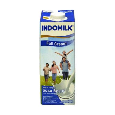 Promo Harga Indomilk Susu UHT Full Cream Plain 950 ml - Blibli