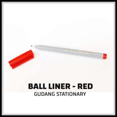 Pulpen Ball Liner PILOT BL-5M Red