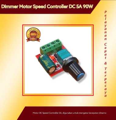 Dimmer DC / Mini 5A 90W PWM 5-28V DC-DC Motor Speed Controller Module Adjustable