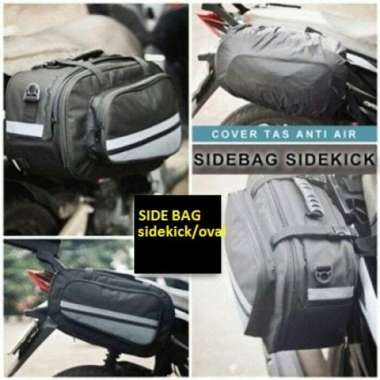 Side Bag Oval / Side Bag Motor / Tas Samping Motor - Abu-abu ORIGINAL 100 % Multicolor