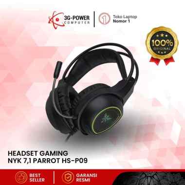 Headset Gaming NYK 7.1 HS-P09 Parrot Black
