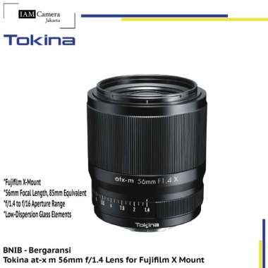 Lensa Tokina atxm 56mm f1.4 / Tokina atx-m 56mm f1.4 Lensa Fujifilm X