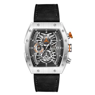 Jam Tangan Fashion T5 H3720 original jam tangan pria T5 3720 analog Silver