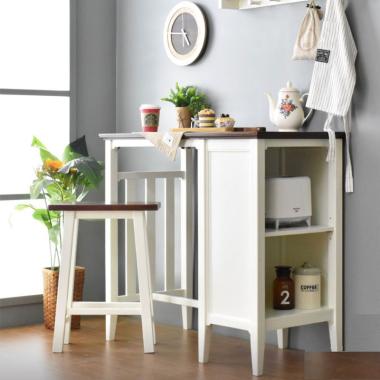 Jual Livien Furniture Zahra Table French Country Meja Makan 1 Stool Murah Agustus 2020 Blibli Com