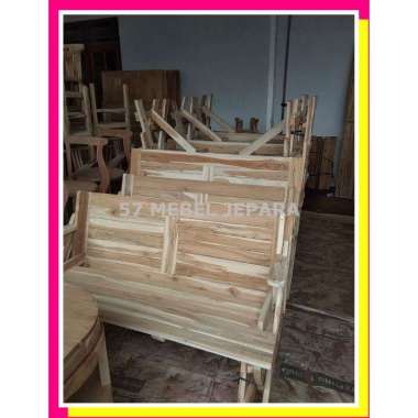 Kursi magic jati kursi lipat multifungsi kayu jati mentahan mebel jati Jepara