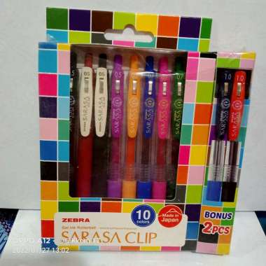 PEN GEL SARASA CLIP 10 + 2