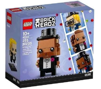 Toys LEGO Brickheadz Wedding Groom 40384