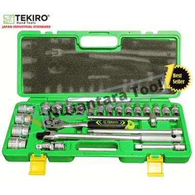 KUNCI SOK SET TEKIRO 8-32 24 PCS / KUNCI SOCKET 24PCS 12PT