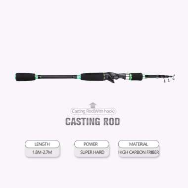 Joran Pancing Portable Telescopic Casting Rod 1.8M - JW-03PACKAGE CONTENTS