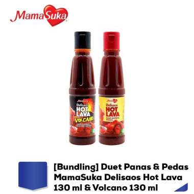 [BundlinPaket Duo Lava - Delisaos Hot Lava & Volcano 130 ml [Tangerang]