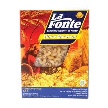 Promo Harga La Fonte Macaroni Elbow Macaroni - 206 225 gr - Blibli