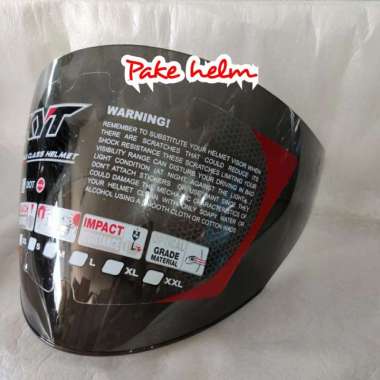 VISOR KACA HELM KYT DJ MARU KYT GALAXY INK CENTRO DJ MAXI FLAT DARK SMOKE Semua Ukuran