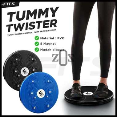 Alat Pengecil Perut Tummy Pinggang Trimer SFIDN FITS Twister Senam blue