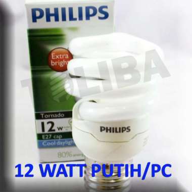 lampu philips tornado 12w 12watt 12 watt 12 w lampu spiral sni