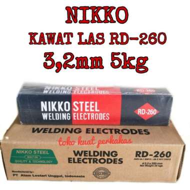 Kawat Las listrik NIKKO RD-260 3.2mm AWS E6013