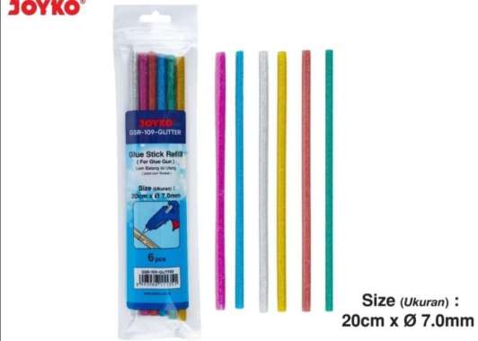 LEM TEMBAK / ISI LEM TEMBAK Joyko GSR-109 GLITTER / 6 PCS