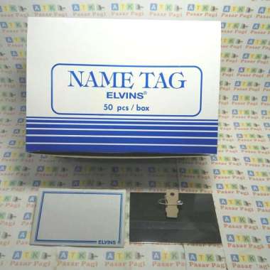 name tag name bagdes merk elvins 50 pcs/box