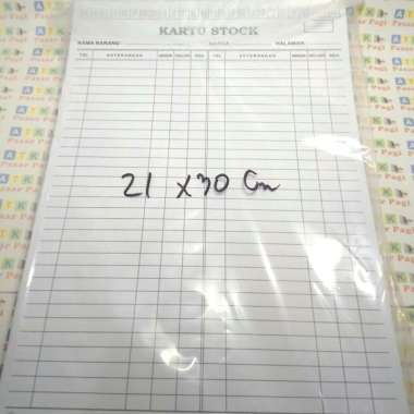 kartu stock folio potrait 21 x 30 cm