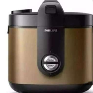 PHILIPS Ricecooker HD3138 - Merah Gold black