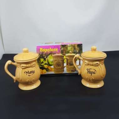 Mug Mama papa Napoleon - cangkir set mama papa - mug set