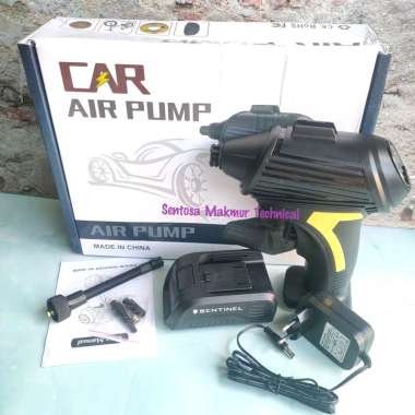 SENTINEL Car Air Pump Cordless Pompa Angin Ban Mobil Baterai Cas