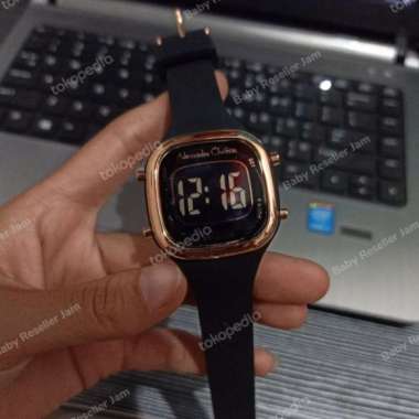 ALEXANDRE CHRISTIE AC 9336 ROSEGOLD BLACK WANITA. ORIGINAL.