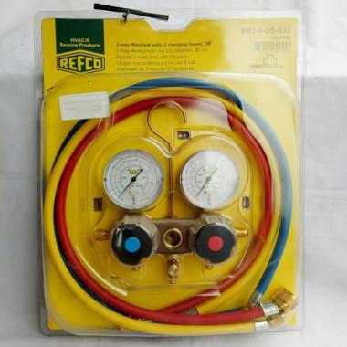 REFCO R410/R32 Swiss Manifold kuning hijau