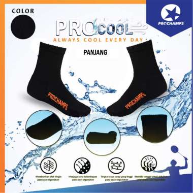 PROCHAMPS KAOS KAKI PANJANG KAOS KAKI BADMINTON ORIGINAL grey